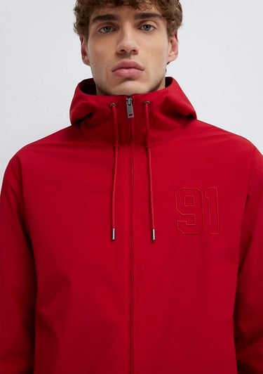  Mavi MVJNS Baskılı Kırmızı Ceket Oversize / Geniş Kesim 0110755-88609