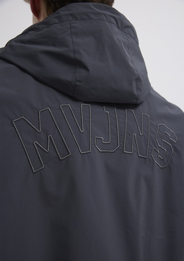  Mavi MVJNS Baskılı Antrasit Ceket Oversize / Geniş Kesim 0110755-89939