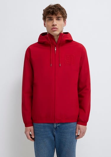  Mavi MVJNS Baskılı Kırmızı Ceket Oversize / Geniş Kesim 0110755-88609