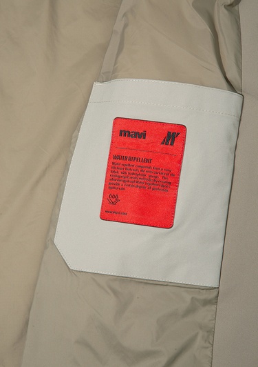  Mavi Su İtici Kapüşonlu Antrasit Ceket Loose Fit / Bol Rahat Kesim 0110792-70154