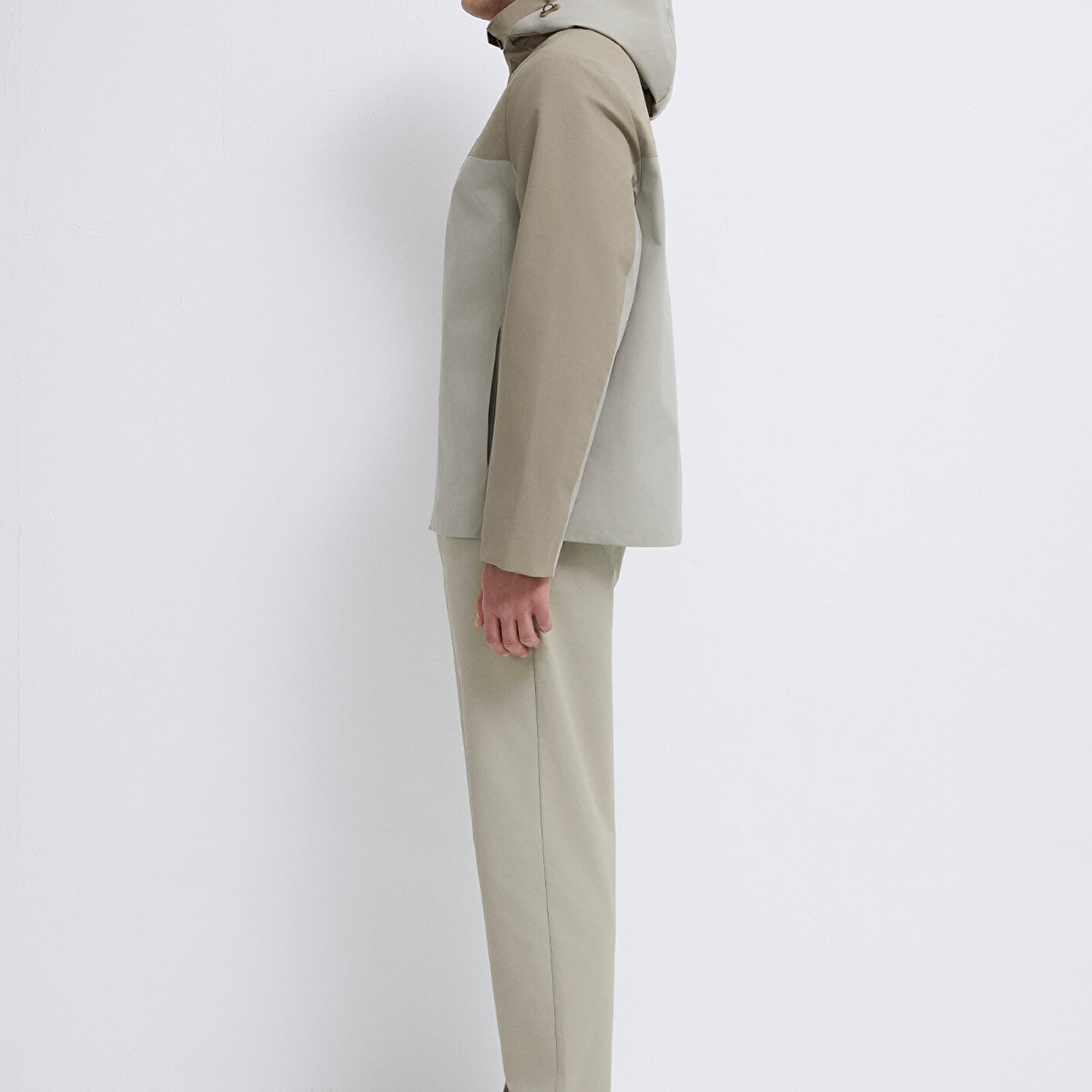 Mavi Su İtici Kapüşonlu Antrasit Ceket Loose Fit / Bol Rahat Kesim 0110792-70154