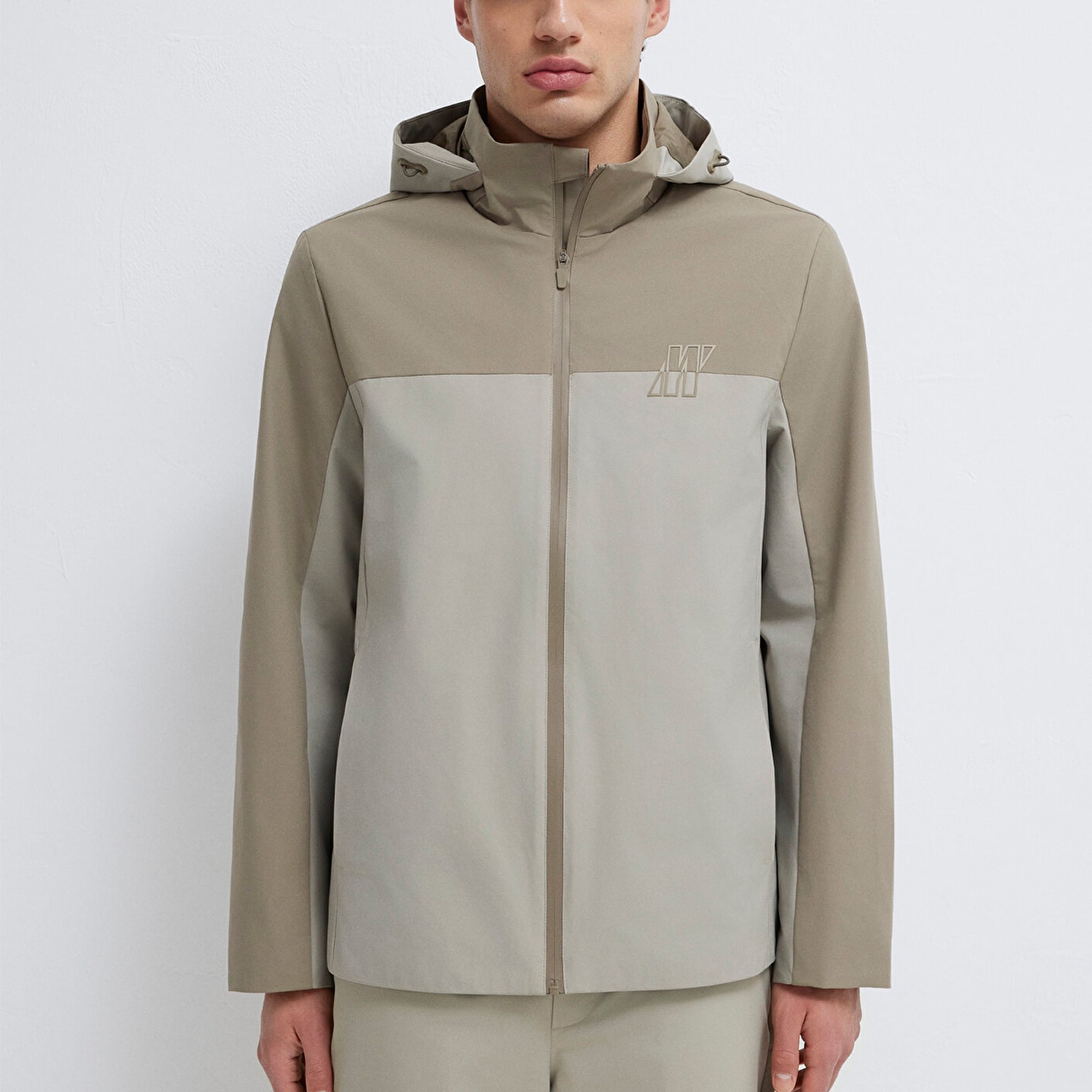 Mavi Su İtici Kapüşonlu Antrasit Ceket Loose Fit / Bol Rahat Kesim 0110792-70154