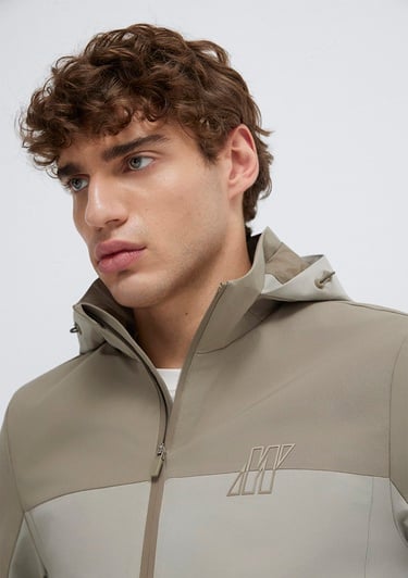  Mavi Su İtici Kapüşonlu Antrasit Ceket Loose Fit / Bol Rahat Kesim 0110792-70154