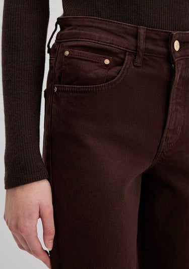  Mavi New York Kahverengi Gabardin Pantolon 101441-91340