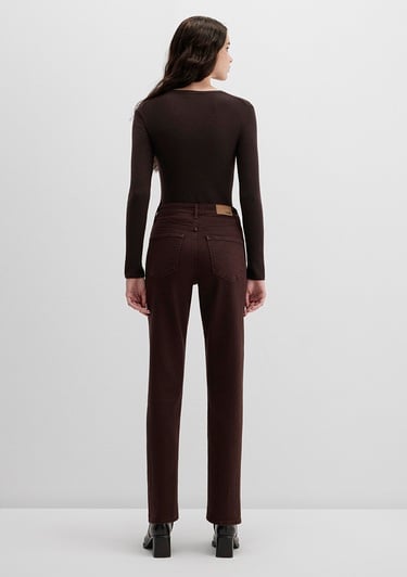  Mavi New York Kahverengi Gabardin Pantolon 101441-91340