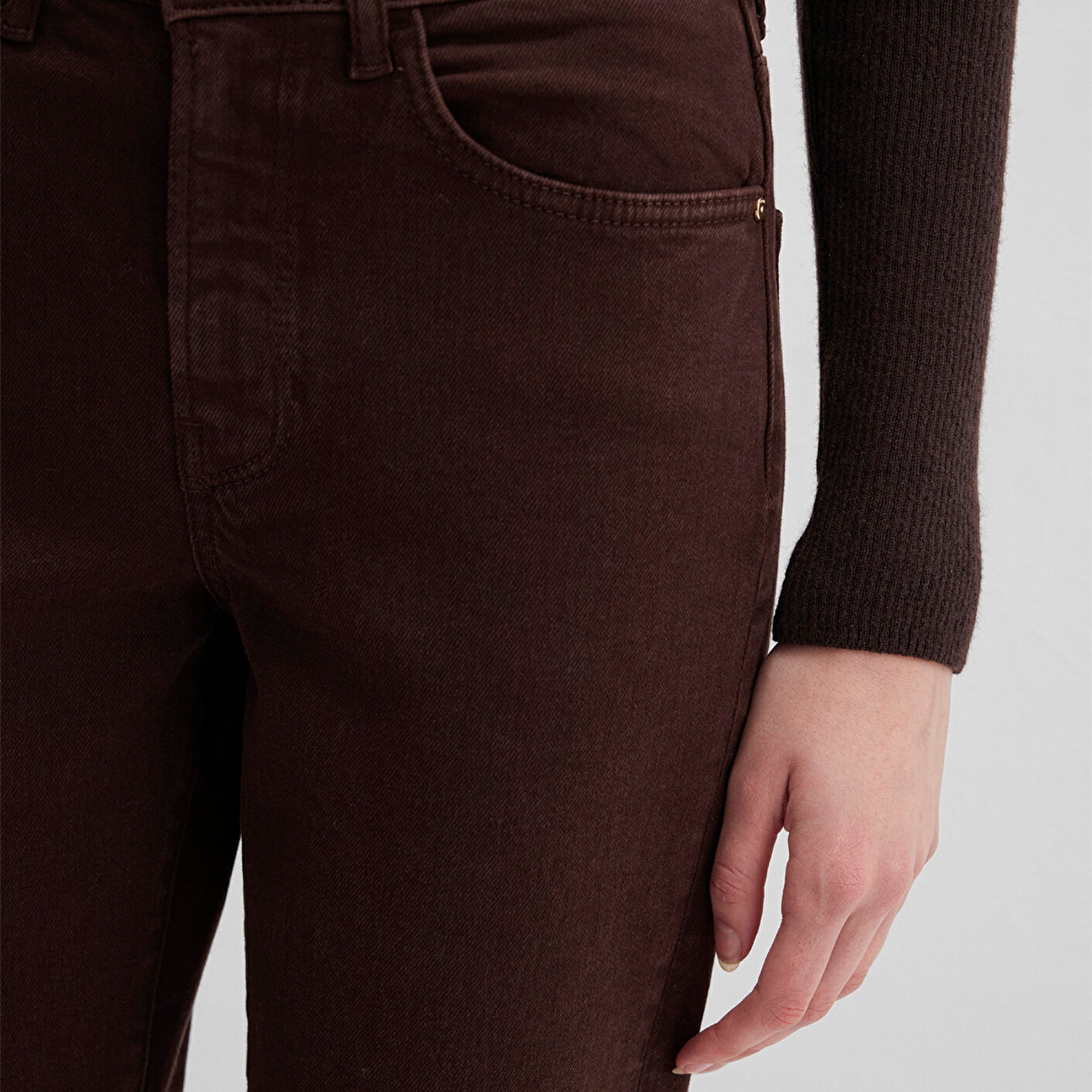 Mavi New York Kahverengi Gabardin Pantolon 101441-91340