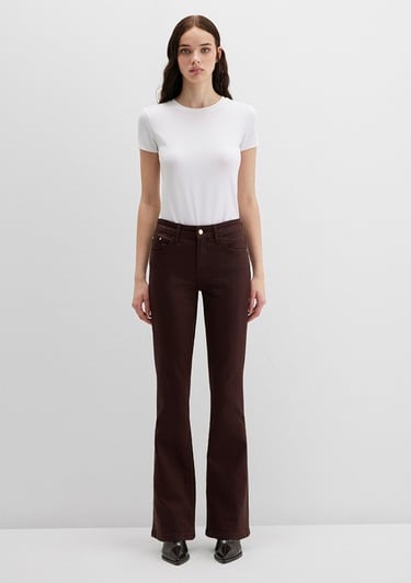  Mavi Molly Kahverengi Gabardin Pantolon 1013691199