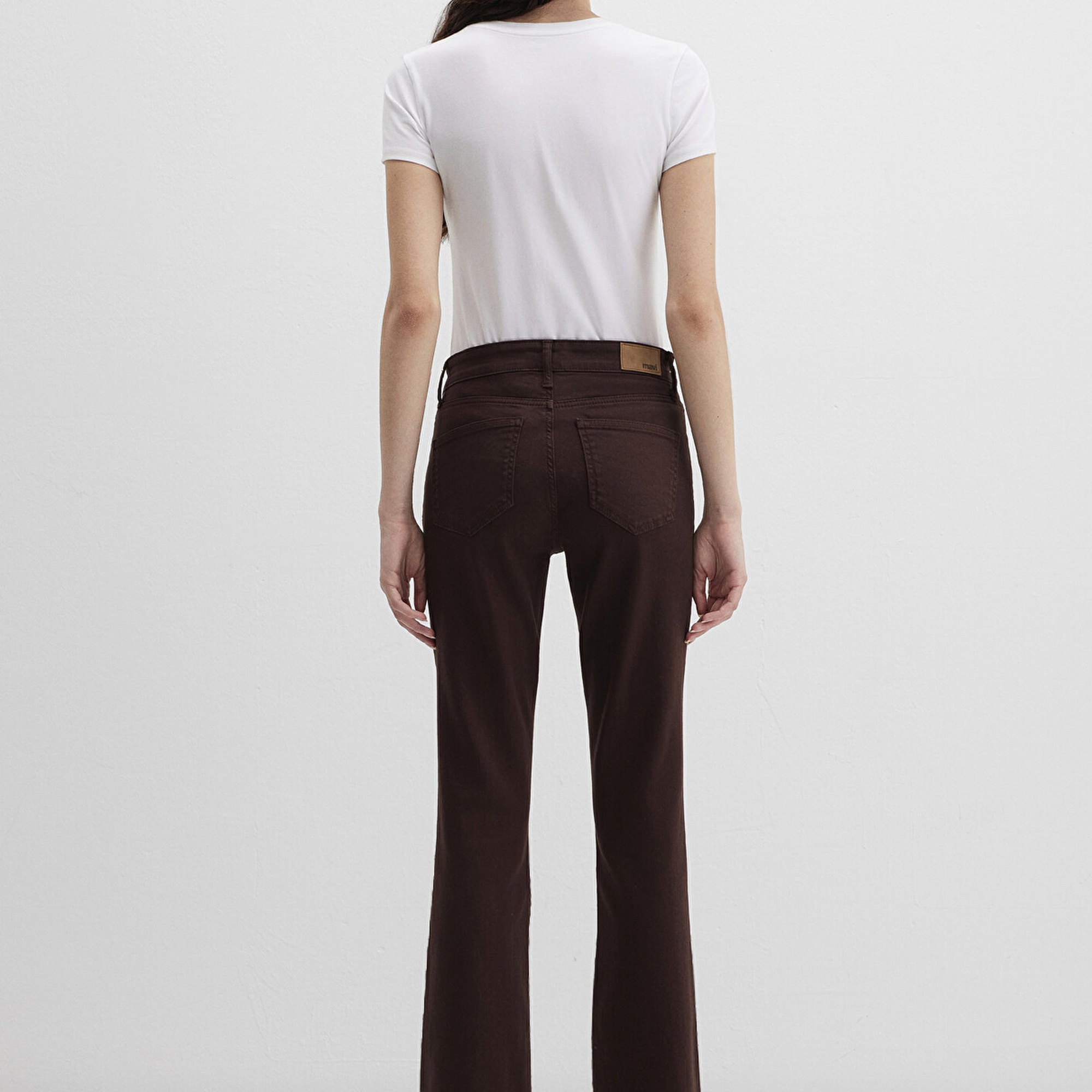 Mavi Molly Kahverengi Gabardin Pantolon 1013691199