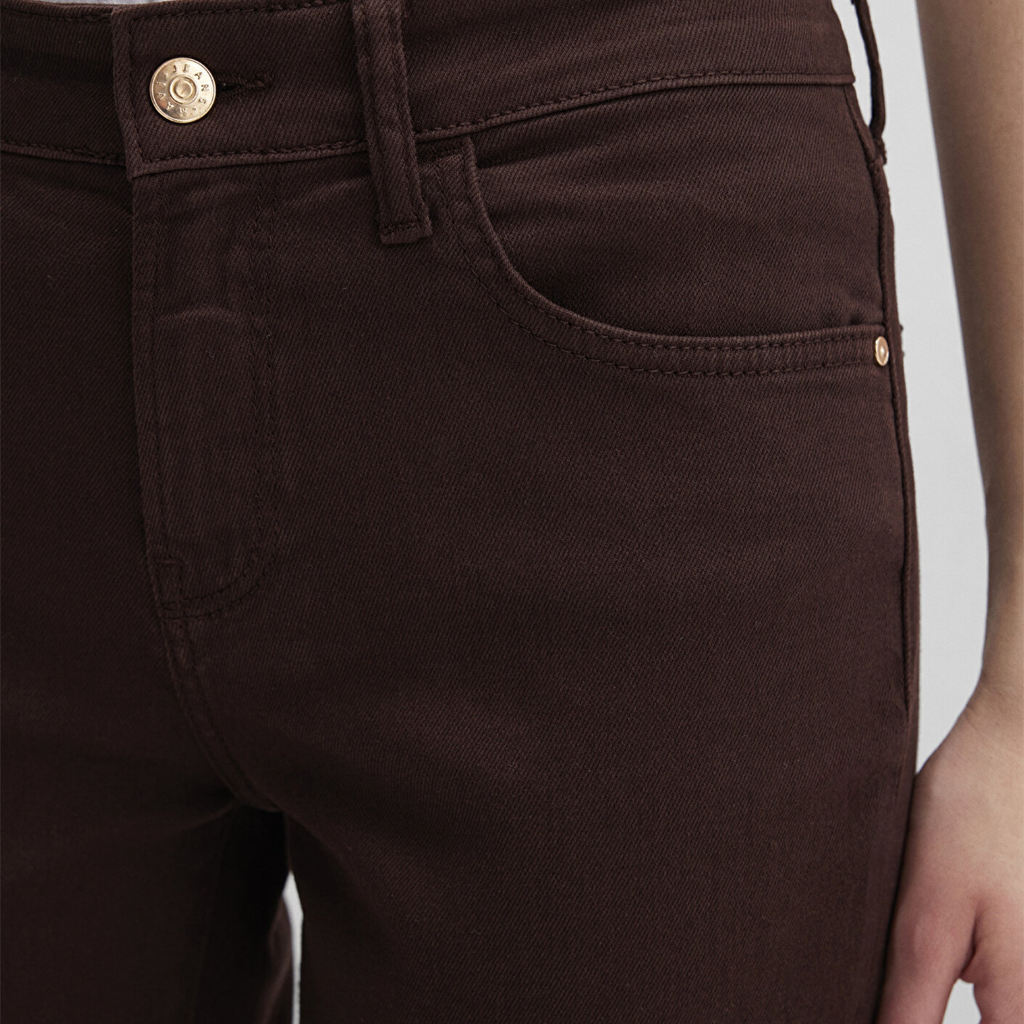 Mavi Molly Kahverengi Gabardin Pantolon 1013691199