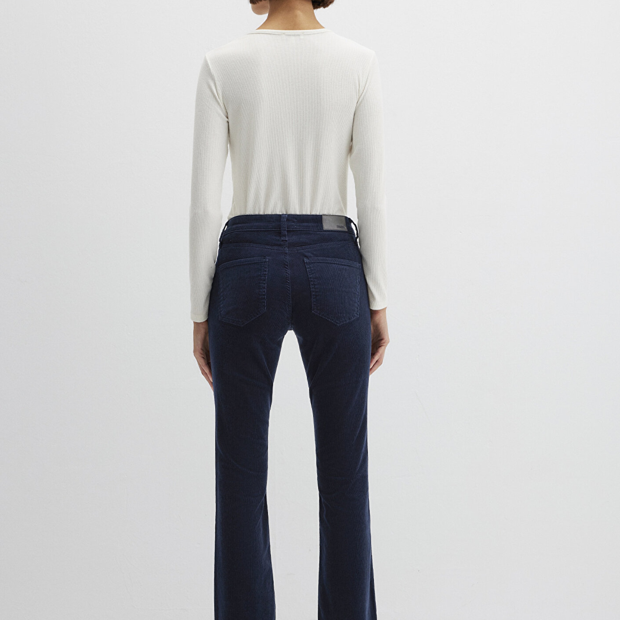 Mavi Molly Lacivert Kadife Pantolon 1013682993