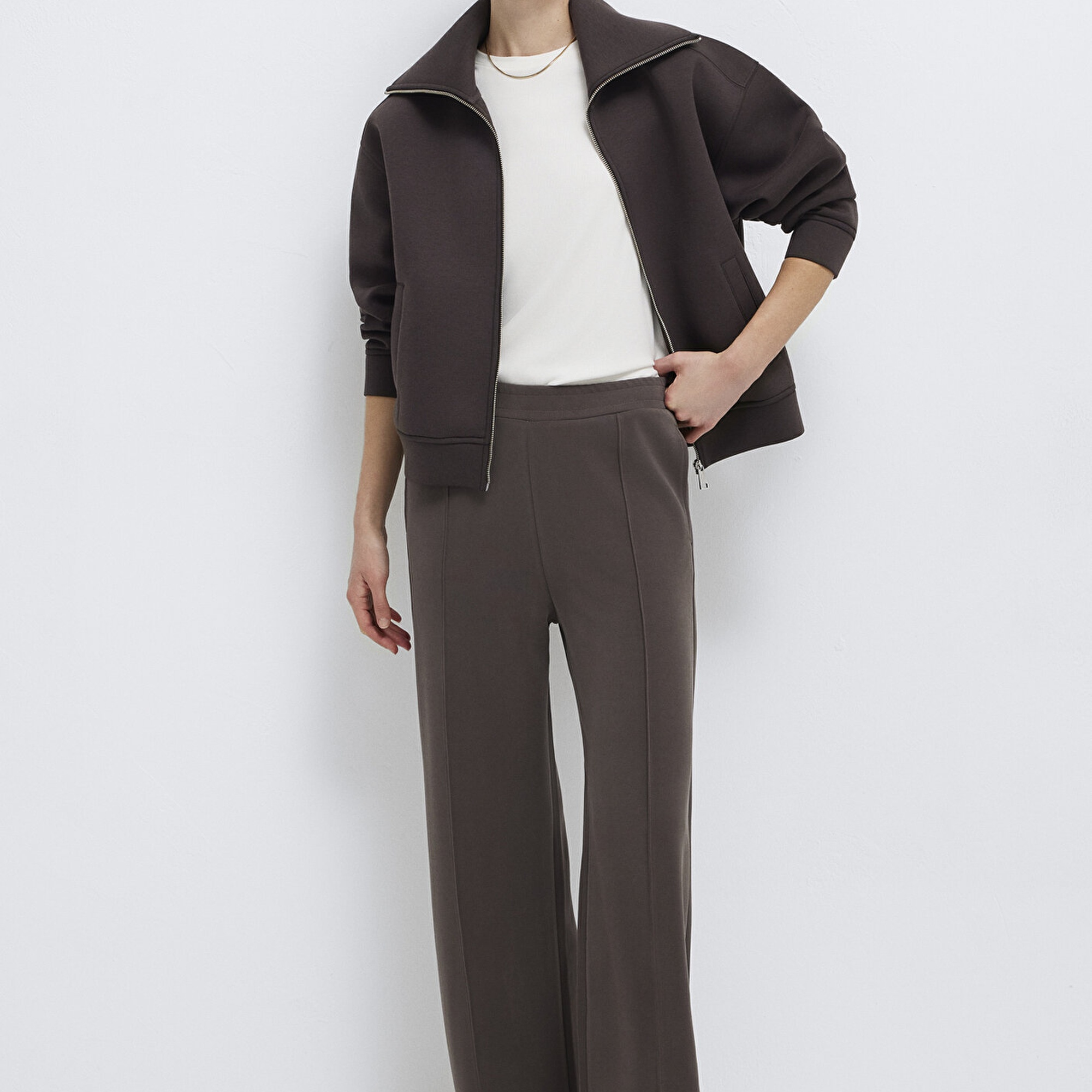 Mavi Kahverengi (TENCEL™) Pantolon 1010634-71603