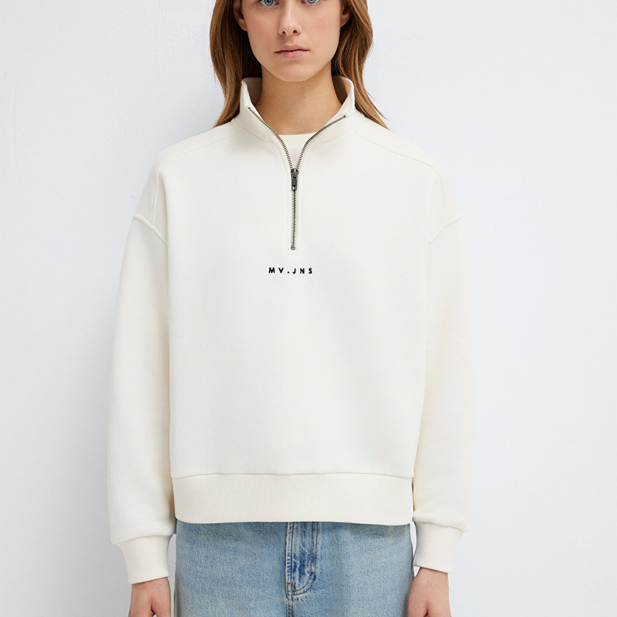 Mavi Sarı Sweatshirt 1S10533-89145