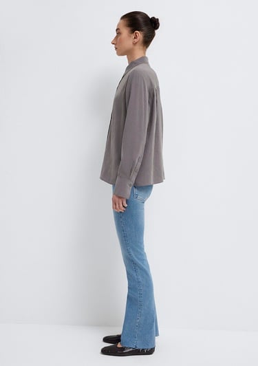  Mavi Antrasit (TENCEL™) Gömlek Regular Fit / Normal Kesim 1211374-90721