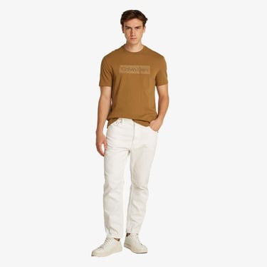  Calvin Klein Erkek Kahverengi T-Shirt