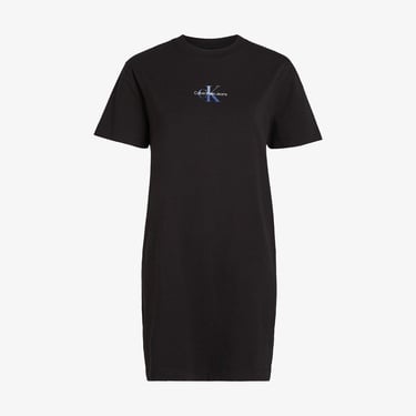  Calvin Klein Gradient Monologo Kadın Siyah Elbise