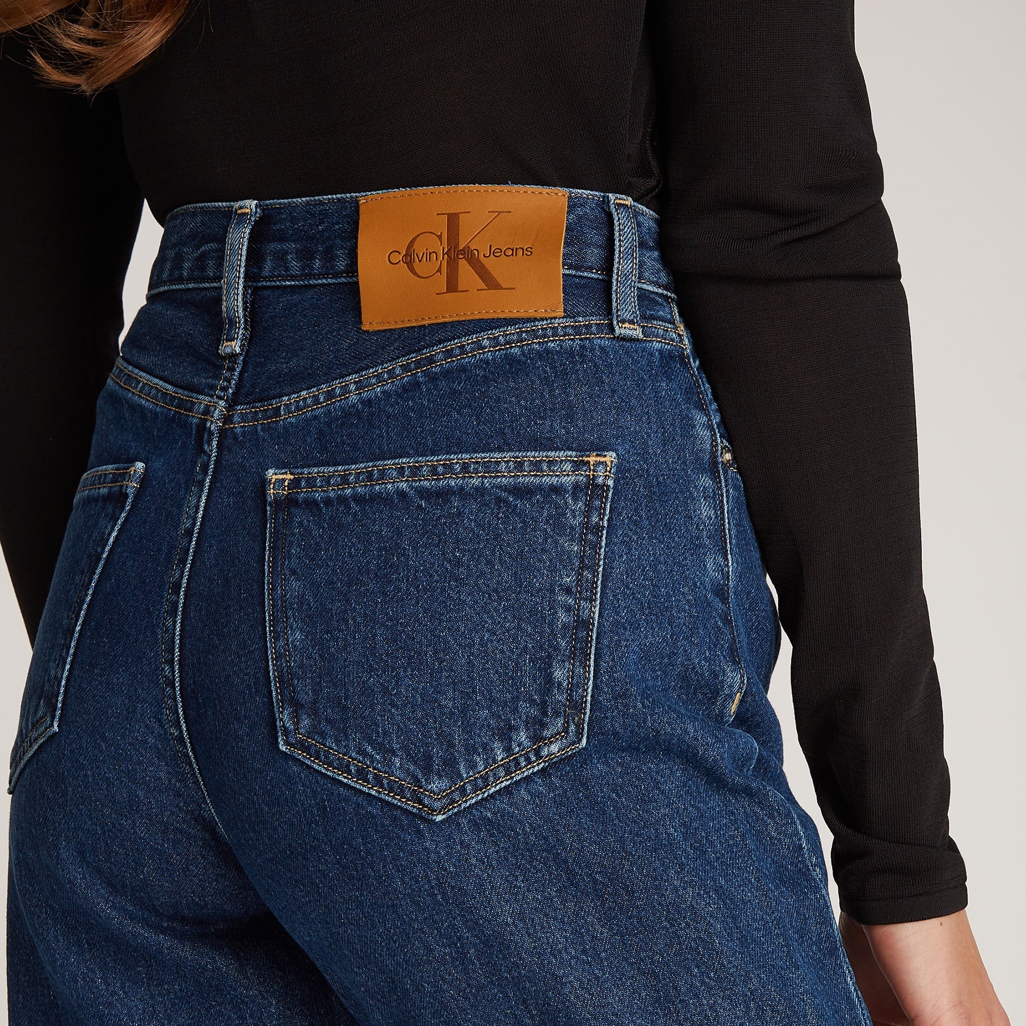Calvin Klein Authentic Bootcut Kadın Lacivert Jean