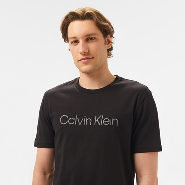  Calvin Klein Logo Erkek Siyah T-Shirt