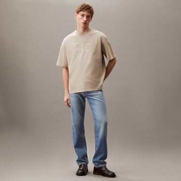  Calvin Klein Low Erkek Bej T-Shirt