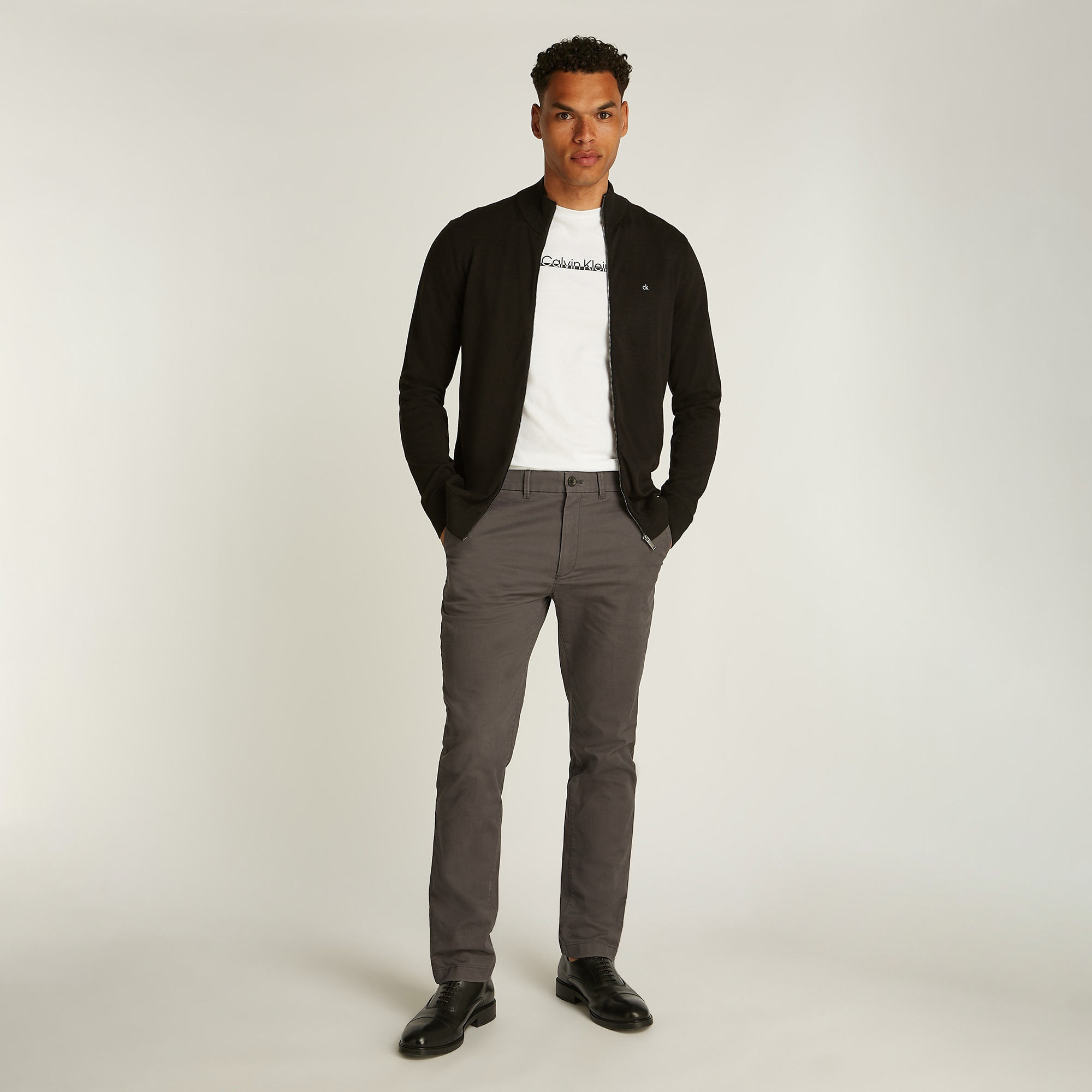 Calvin Klein Erkek Siyah Triko