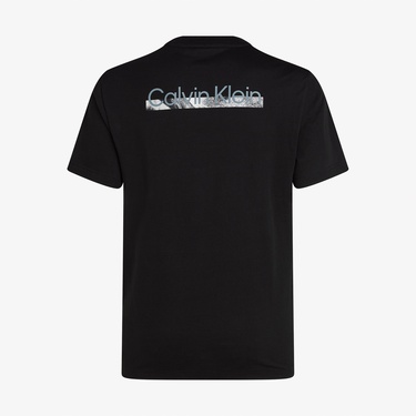  Calvin Klein Ba Logo Graphic Erkek Siyah T-Shirt
