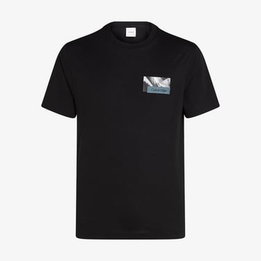  Calvin Klein Ba Logo Graphic Erkek Siyah T-Shirt