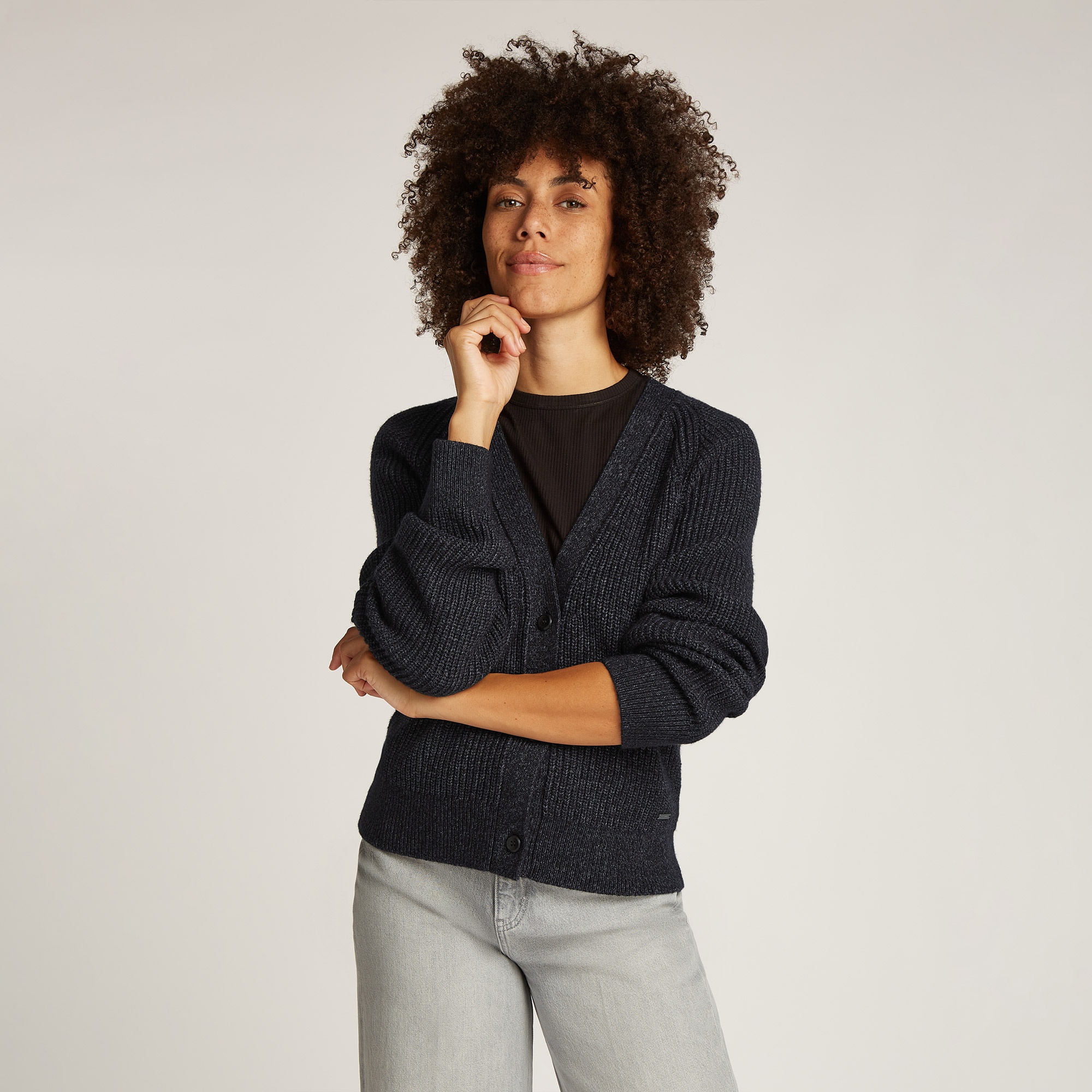 Calvin Klein Kadın Siyah Hırka