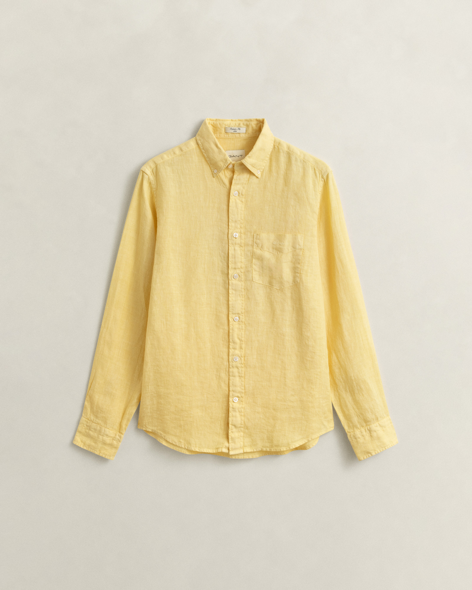  GANT Erkek Sarı Regular Fit Gömlek