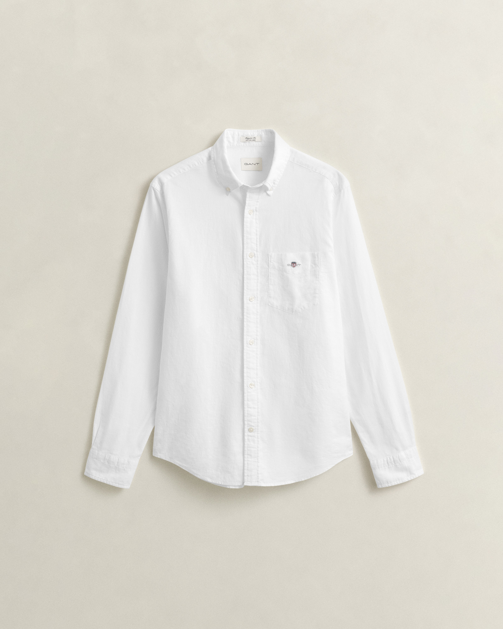  GANT Erkek Beyaz Regular Fit Gömlek