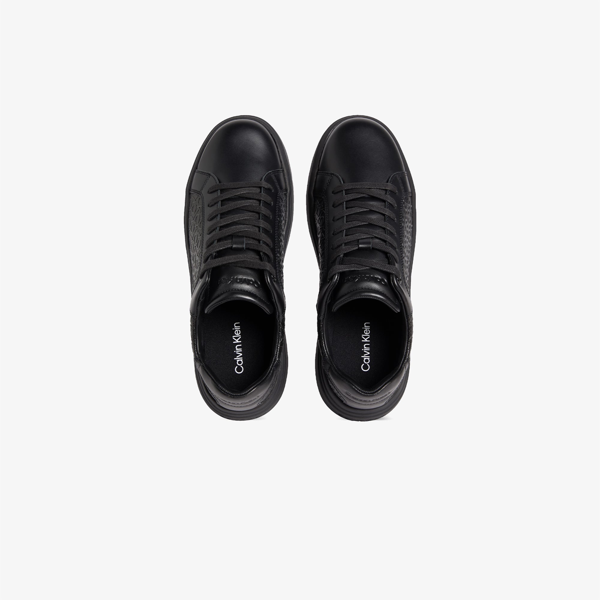 Calvin Klein Chunky Low Top Lace Up Mono Erkek Siyah Sneaker