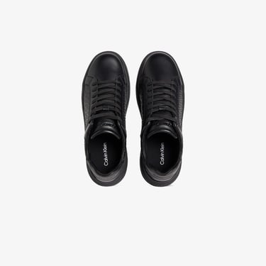  Calvin Klein Chunky Low Top Lace Up Mono Erkek Siyah Sneaker