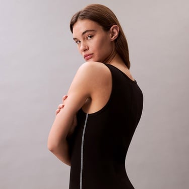  Calvin Klein Tank Kadın Siyah Elbise