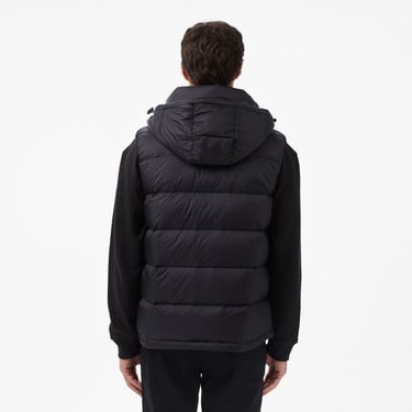  Calvin Klein Nylon Zip Off Hood Down Puf Erkek Siyah Yelek