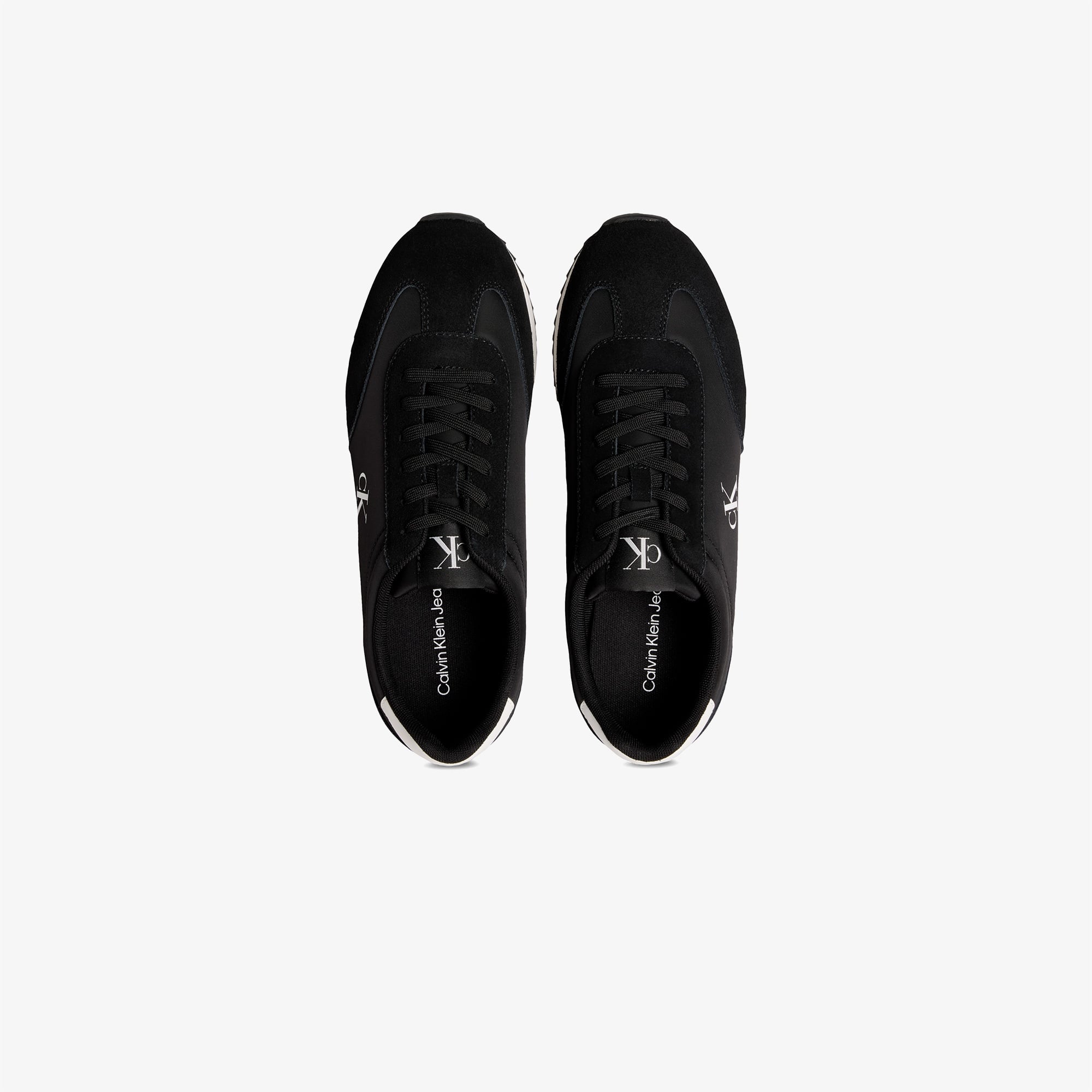 Calvin Klein Retro Runner Lace Up Erkek Siyah Sneaker