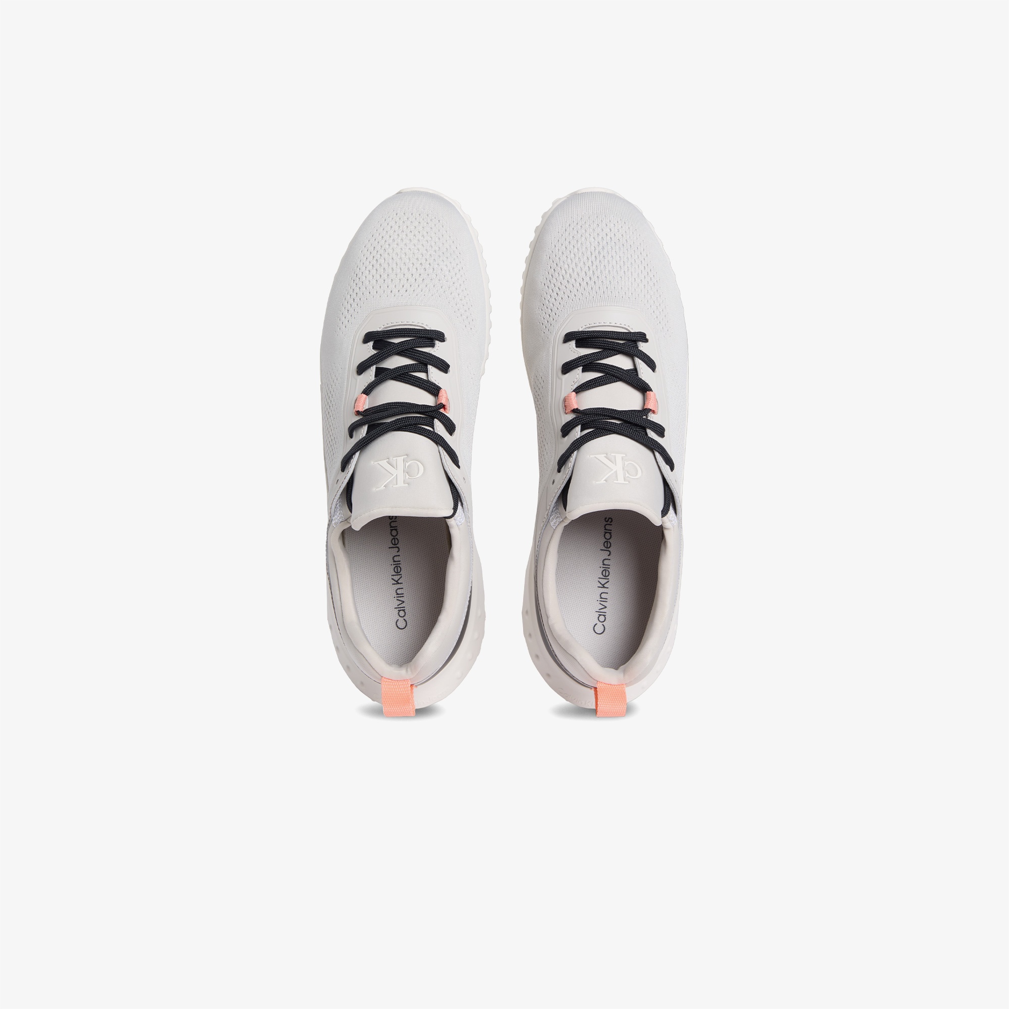 Calvin Klein Eva Runner Tech Knit Erkek Gri Sneaker
