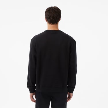  Calvin Klein Terry Badge Erkek Siyah Sweatshirt