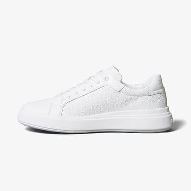  Calvin Klein Chunky Low Top Lace Up Mono Erkek Beyaz Sneaker