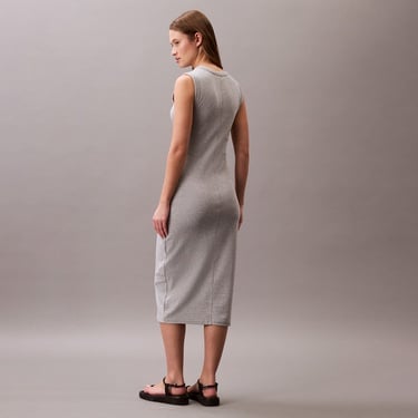  Calvin Klein Contour Kadın Gri Elbise