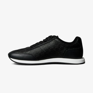  Calvin Klein Runn Lace up Mono Erkek Siyah Sneaker