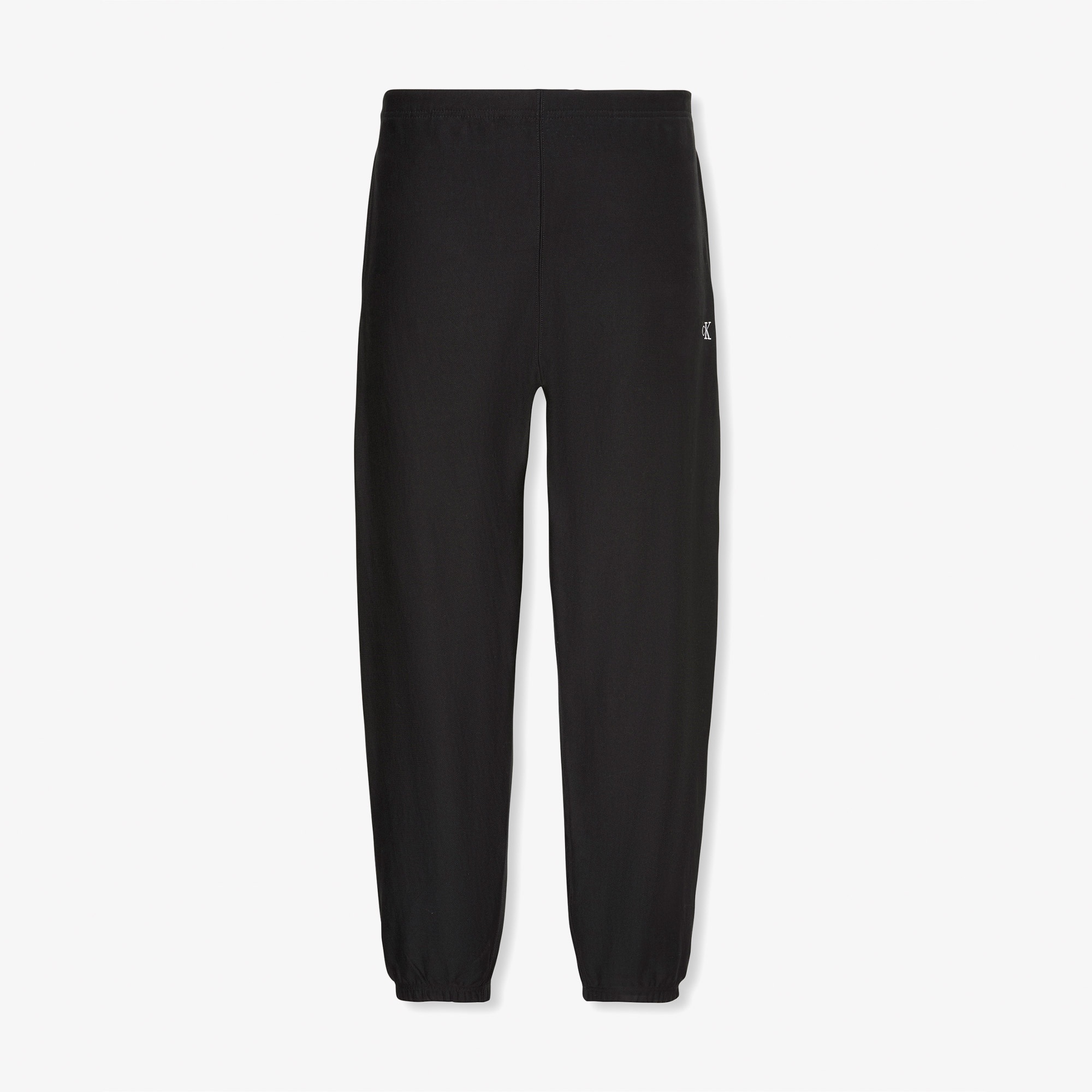 Calvin Klein Premium Terry Monogram Jogger Erkek Siyah Eşofman Altı