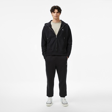  Calvin Klein Premium Terry Monogram Erkek Siyah Sweatshirt