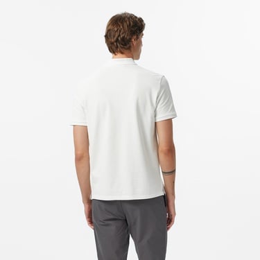  Calvin Klein Casual Pique Classic Erkek Beyaz Polo