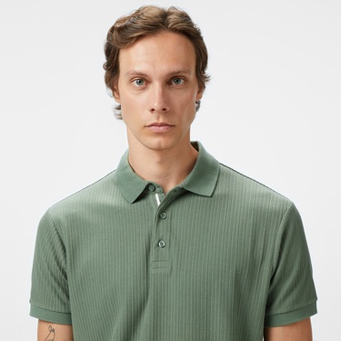  Nautica Erkek Yeşil Regular Fit Polo Yaka T-Shirt