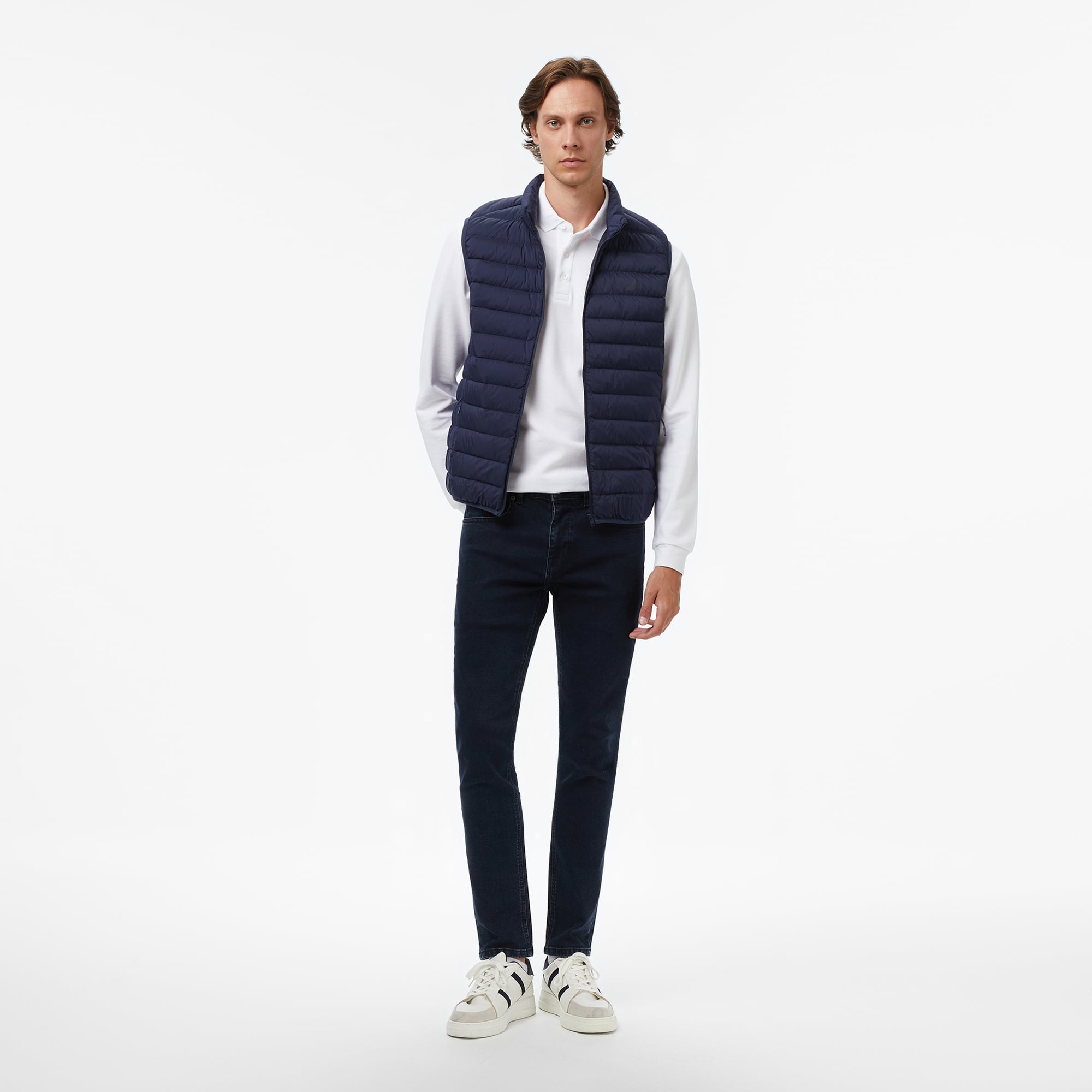  Nautica Erkek Lacivert Su İtici Özellikli Yelek