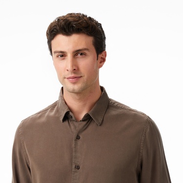  Nautica Erkek Yeşil Classic Fit Gömlek