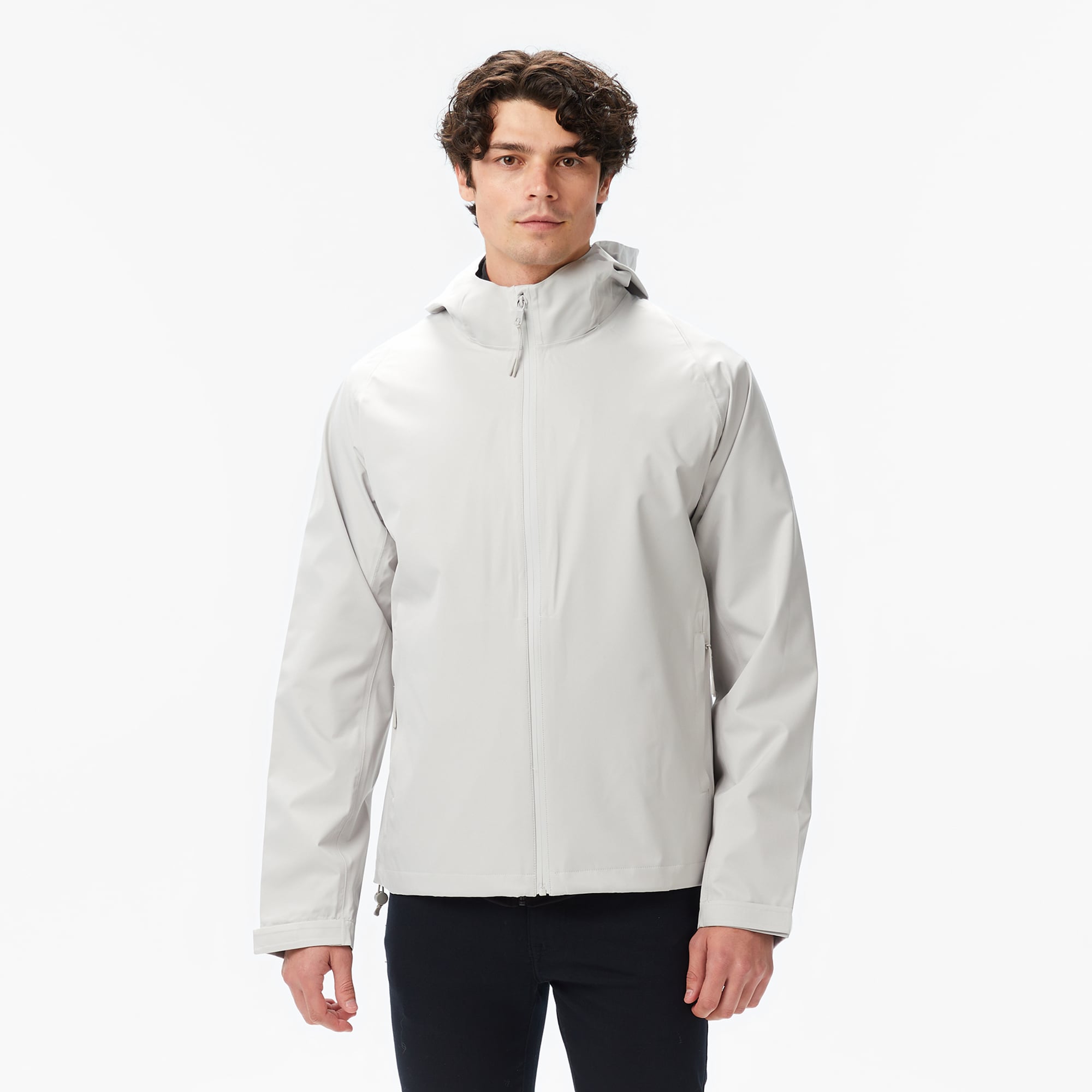  Nautica Erkek Gri Regular Fit Yağmurluk