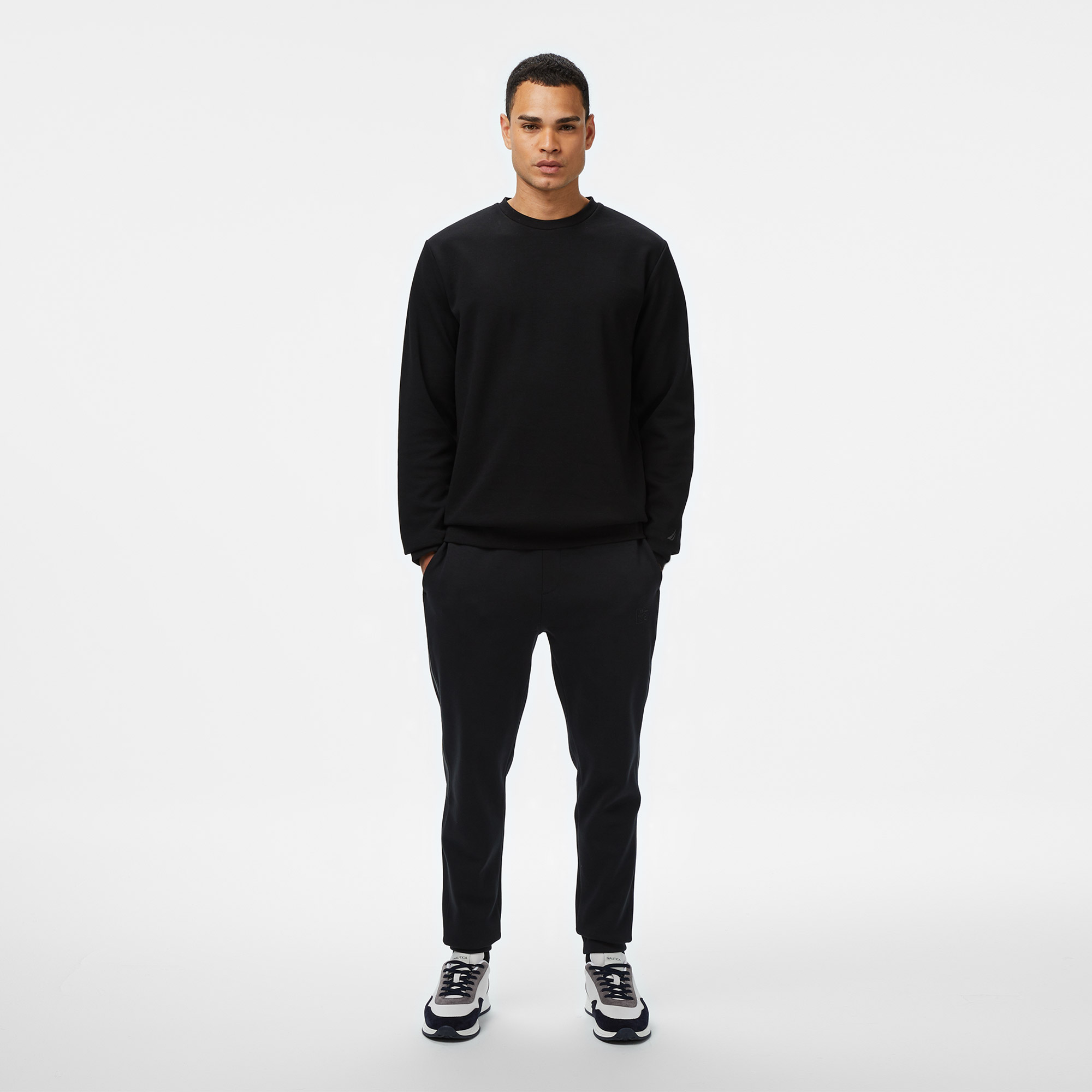  Nautica Erkek Siyah Classic Fit Eşofman Altı