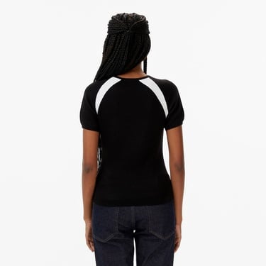  Calvin Klein Liquid Shine Sculpt Kadın Siyah Triko