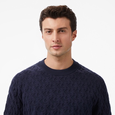  Calvin Klein Erkek Lacivert Kazak