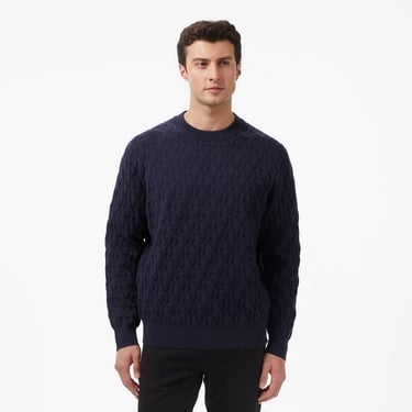  Calvin Klein Erkek Lacivert Kazak