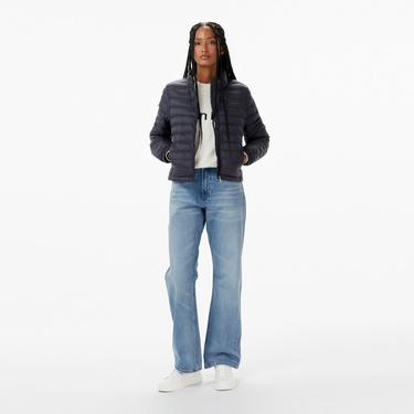  Calvin Klein Ultra Lightweight Down Puffer Kadın Lacivert Ceket